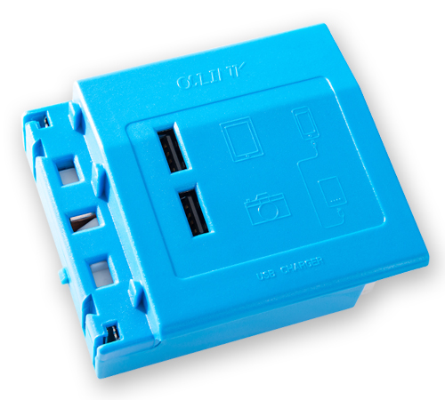 USB充电模块 (蓝色)