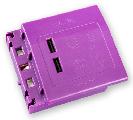 USB充電模組 (紫色)