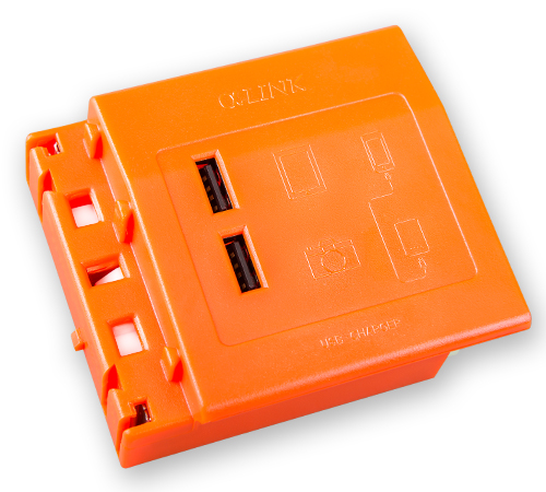 USB充电模块 (橙色)