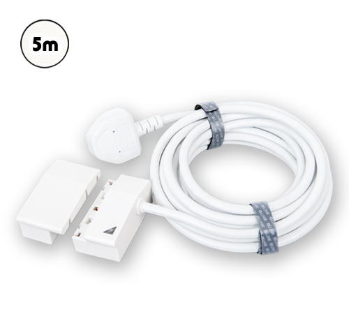 5m Power Cord (white)
